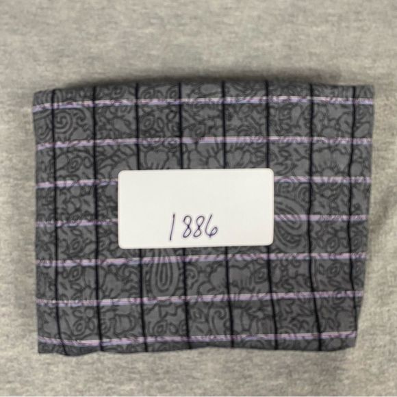 Wrangler George Strait Mens Paisley/Plaid Long Sleeve Button Down Shirt - Picture 10 of 10